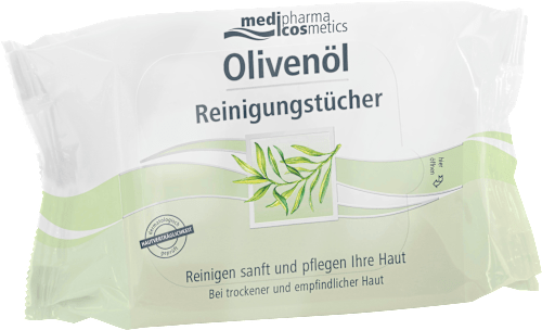 medipharma cosmetics Olivenöl Reinigungstücher medipharma cosmetics