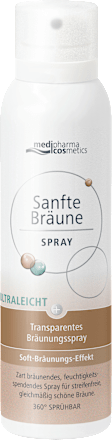 medipharma cosmetics Sanfte Bräune Transparentes Bräunungsspray medipharma cosmetics