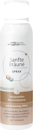 medipharma cosmetics Sanfte Bräune Transparentes Bräunungsspray medipharma cosmetics