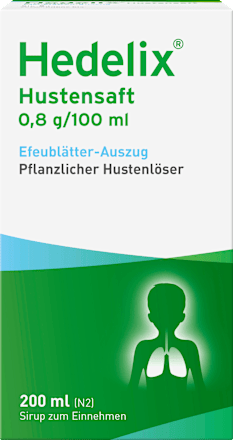 DR. THEISS Hedelix 0,8g/100ml Efeublätter-Auszug Hustensaft DR.THEISS