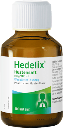DR. THEISS Hedelix 0,8g/100ml Efeublätter-Auszug Hustensaft DR.THEISS