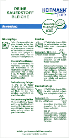 Wybielacz Aktywny Tlen HEITMANN pure