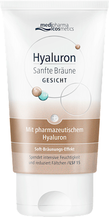 medipharma cosmetics Hyaluron Sanfte Bräune Gesicht  LSF 15 medipharma cosmetics