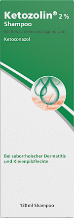Ketozolin 2%, Shampoo, Wirkstoff: Ketoconazol Ketozolin