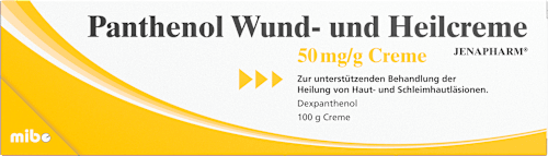 Panthenol Wund- und Heilcreme JENAPHARM 50mg/g Creme, Wirkstoff: Dexpanthenol JENAPHARM
