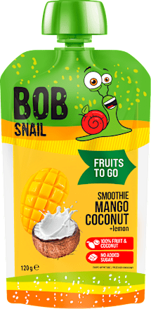 Smoothie mango-kokos-cytryna, bez dodatku cukru Bob Snail