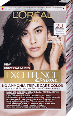 Farba na vlasy Universal Nudes - 2U čierno-hnedá L'ORÉAL PARiS EXCELLENCE Creme