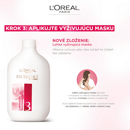 Farba na vlasy - 400 hnedá L'ORÉAL PARiS EXCELLENCE Creme