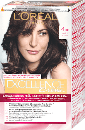 Farba na vlasy - 400 hnedá L'ORÉAL PARiS EXCELLENCE Creme
