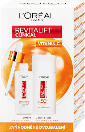 Pleťové sérum a denný fluid Revitalift Clinical Vitamin C L'ORÉAL PARiS REVITALIFT