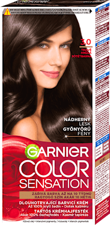 Farba na vlasy - 3.0 tmavá hnedá  GARNIER Color Sensation