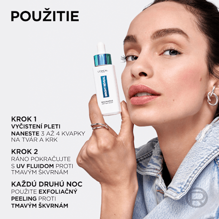 Pleťové sérum proti tmavým škvrnám Bright Reveal Niacinamide Dark Spot L'ORÉAL PARiS