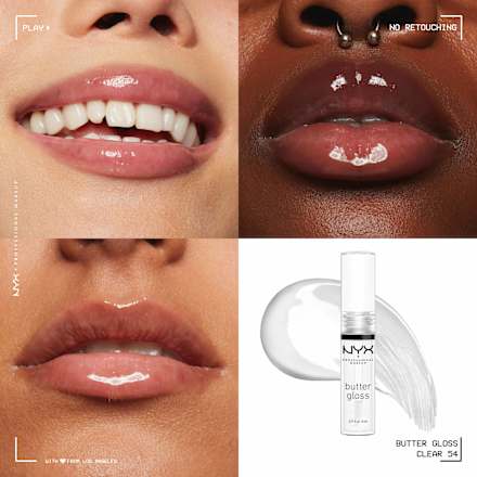 Lipgloss Butter 54 Clear NYX PROFESSIONAL MAKEUP