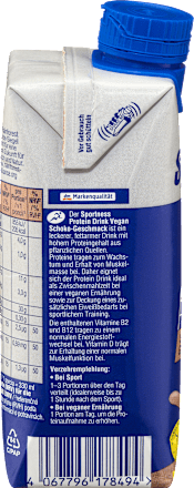 Веган протеинова напитка с вкус на шоколад Sportness