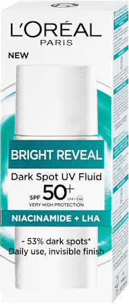 Denný pleťový UV fluid proti tmavým škvrnám Bright Reveal Dark Spot SPF 50+ L'ORÉAL PARiS