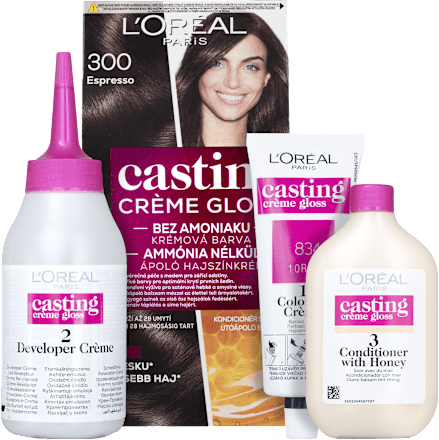 Farba na vlasy - 300 Espresso L'ORÉAL PARiS CASTING Crème Gloss