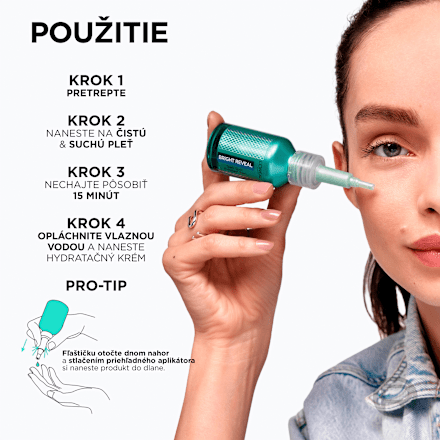 Exfoliačný pleťový peeling Bright Reveal Dark Spot L'ORÉAL PARiS