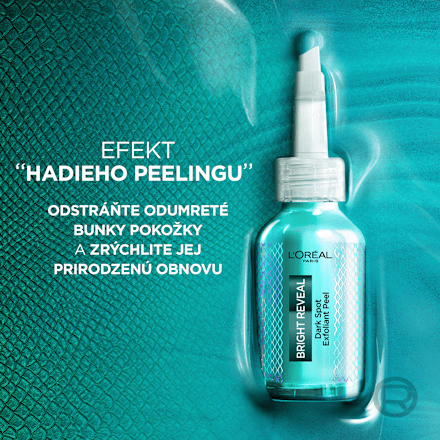 Exfoliačný pleťový peeling Bright Reveal Dark Spot L'ORÉAL PARiS