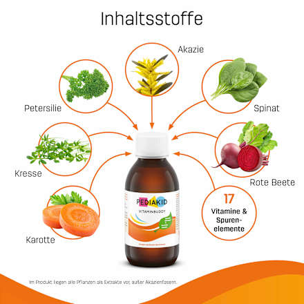 Vitaminbuddy 17 Vitamine & Spurenelemente PEDIAKID