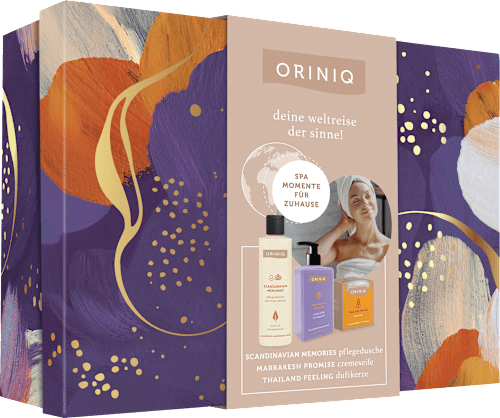 Geschenkset Weltreise der Sinne 3tlg ORINIQ