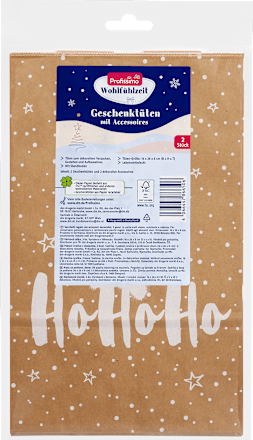 Geschenktaschen Weihnachten midi, hoch, sortiert Profissimo