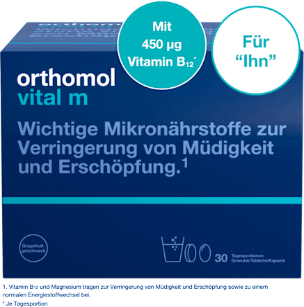 Orthomol Vital m Granulat/Tabletten/Kapseln Grapefruit 30 St orthomol