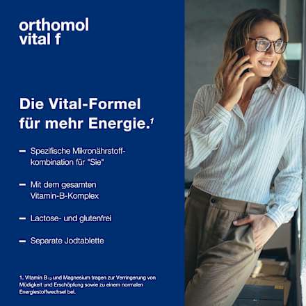 Orthomol Vital f Granulat/Tabletten/Kapseln Orange 30 St orthomol