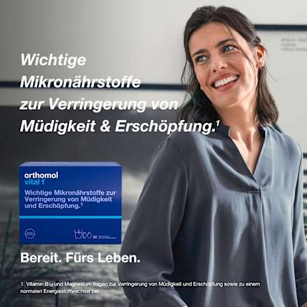 Orthomol Vital f Granulat/Tabletten/Kapseln Orange 30 St orthomol