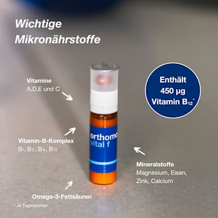 Orthomol Vital f Trinkfläschchen/Kapseln 30 St orthomol