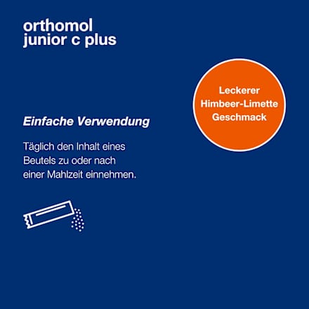 Orthomol junior C plus Direktgranulat Himbeer-Limette 30 St orthomol