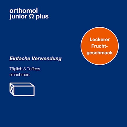 Orthomol junior Omega plus Toffees 30 St orthomol