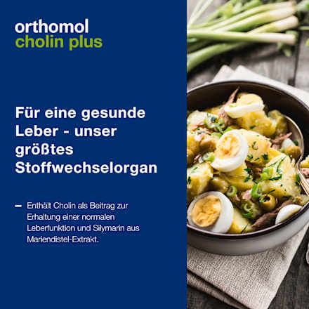 Orthomol Cholin Plus Kapseln 30 Tagesportionen, 60 St orthomol