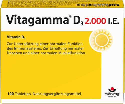 Vitagamma D3 2.000 I.E. Tabletten 100 St Vitagamma