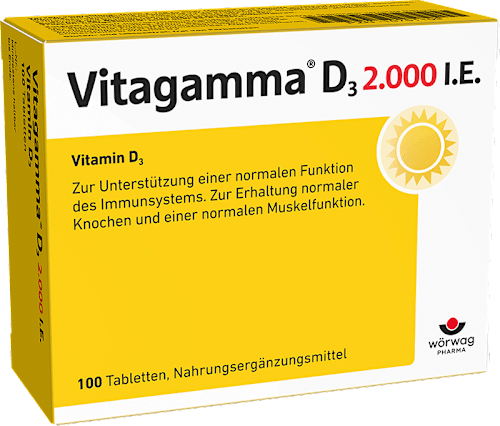 Vitagamma D3 2.000 I.E. Tabletten 100 St Vitagamma