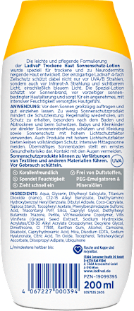 Ladival Trockene Haut Sonnenschutz-Lotion LSF 30 Körper Ladival
