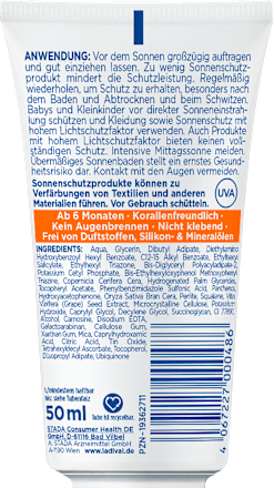 Ladival Empfindliche Kinderhaut Sonnenschutz-Creme Gesicht LSF 50+ Ladival