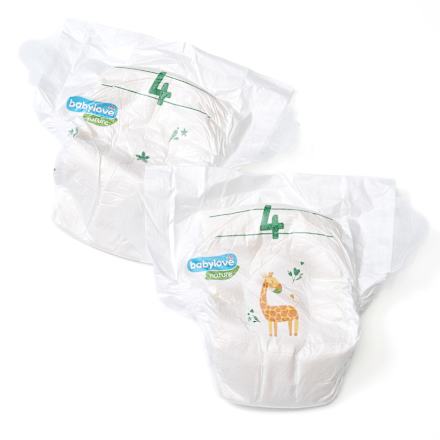 Öko pelenka maxi, 4-es méret, 8-14 kg babylove nature