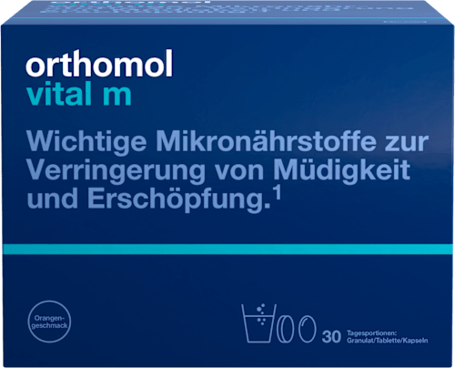 Orthomol Vital m Granulat/Tabletten/Kapsel Orange 30 Tagesportionen orthomol