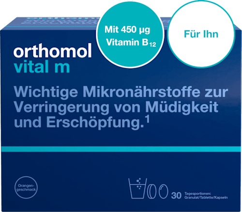Orthomol Vital m Granulat/Tabletten/Kapsel Orange 30 Tagesportionen orthomol