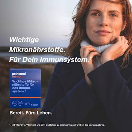 Orthomol Immun Direktgranulat Menthol-Himbeere 7 St orthomol