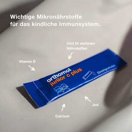 Orthomol junior C plus Direktgranulat Himbeer-Limette 7 St orthomol