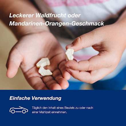 Orthomol junior C plus Kautabletten Mandarine-Orange/Waldfrucht orthomol