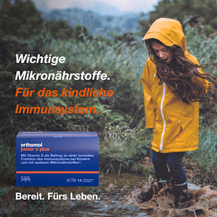 Orthomol junior C plus Kautabletten Mandarine-Orange/Waldfrucht orthomol