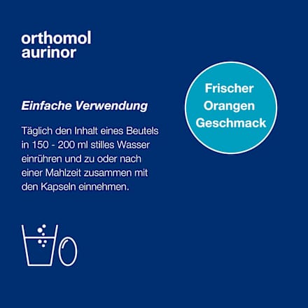 Orthomol Aurinor Granulat/Kapseln 30 Tagesportionen orthomol