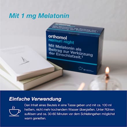 Orthomol Nemuri night Heißgetränk-Granulat 15 St orthomol