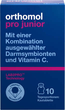 Orthomol Pro junior Kautablette Erdbeere 10 St orthomol