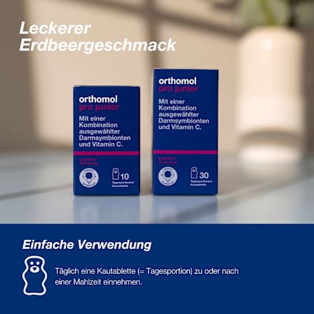 Orthomol Pro junior Kautabletten Erdbeere 30 St orthomol