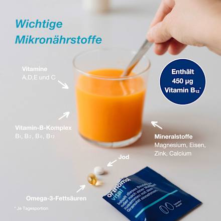 Orthomol Vital f Granulat/Tabletten/Kapseln Orange 15 St orthomol