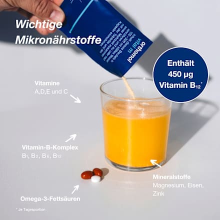 Orthomol Vital m Granulat/Tabletten/Kapseln Orange 15 St orthomol