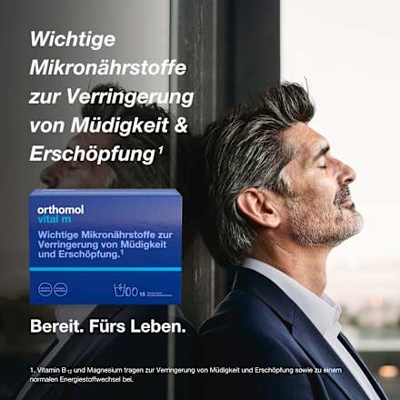 Orthomol Vital m Granulat/Tabletten/Kapseln Orange 15 St orthomol